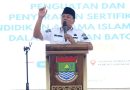 Bupati Tangerang Hadiri Kegiatan Penguatan dan Penyerahan Sertifikat Guru Pendidikan Agama Islam