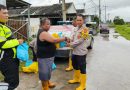 Polsek Cikande Cek Lokasi Genangan Air di Desa Ketos