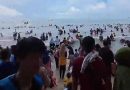 Pantai Carita Dipadati Wisatawan Saat Libur Lebaran, Akses Jalan Lancar
