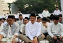 Sholat Ied di Kramatwatu, Najib Hamas Ajak Lanjutkan Kebaikan Selama Ramadhan