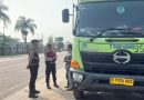 Sat Samapta Polres Serang Tertibkan Truk Sumbu 3 Parkir Liar di Jalur Serang-Jakarta