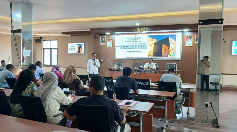 Disperindag Provinsi Banten Gelar Rapat Pembahasan Tindakan Pencegahan Korupsi