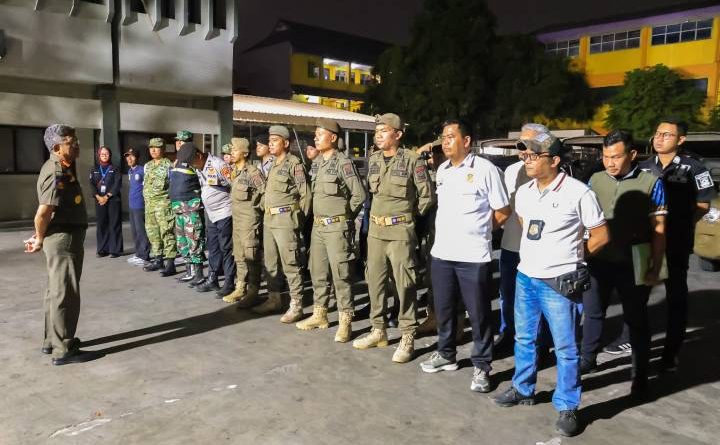 Satpol PP Bersama TNI-Polri Gelar Patroli Gabungan Penegakan Perda di Kota Tangerang