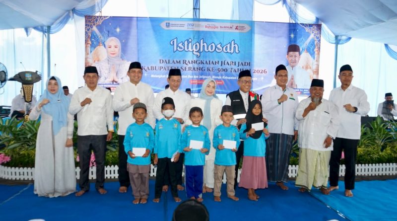 Peringati Hari Jadi ke-500 Kabupaten Serang, Bupati Ratu Zakiyah Gelar Ziarah hingga Santuni Anak Yatim