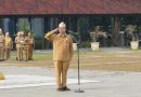 Tingkatkan Mutu Pelayanan Publik dan Kinerja ASN, Asda III Pimpin Apel di Lapangan Raden Arya Yudhanegara